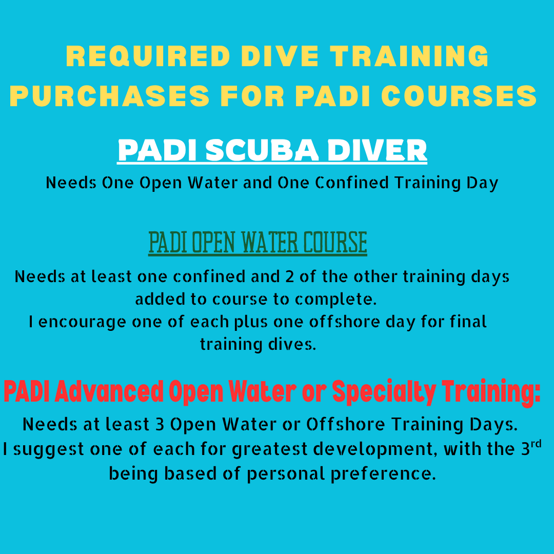PADI Open Water Theory and Certification