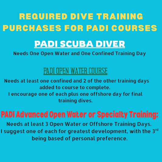 PADI Open Water Theory and Certification