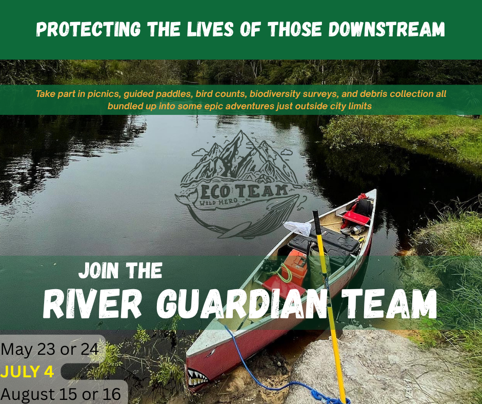 ~ River Guardian Sign Up ~ Freshwater Paddle & River Pollution Removal and Biodiversity Survey